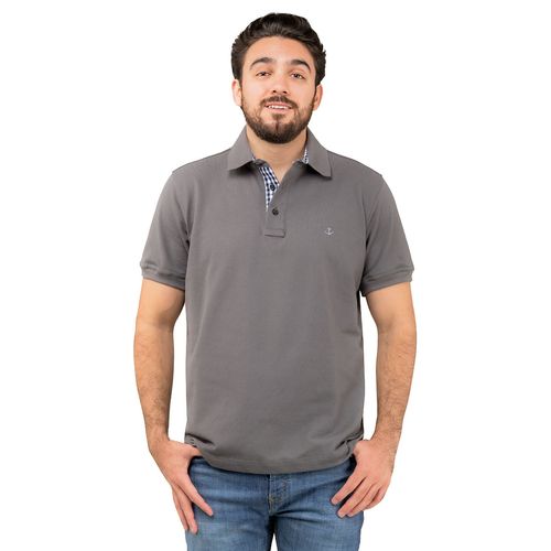 Playera Tipo Polo Para Caballero Cabo Rojo Plomo 7000 C