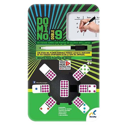 Dominó Novelty Doble 9 D-582