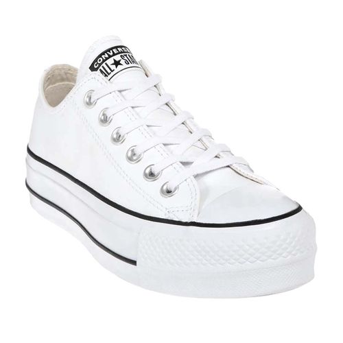 Tenis casual para dama Converse blanco 561680c