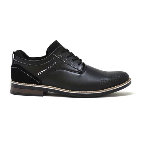 Zapato Casual Para Caballero Perry Ellis Negro PE-7049