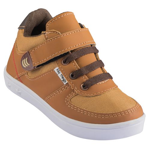 Tenis Con Velcro Para Niño My Things Camel 230