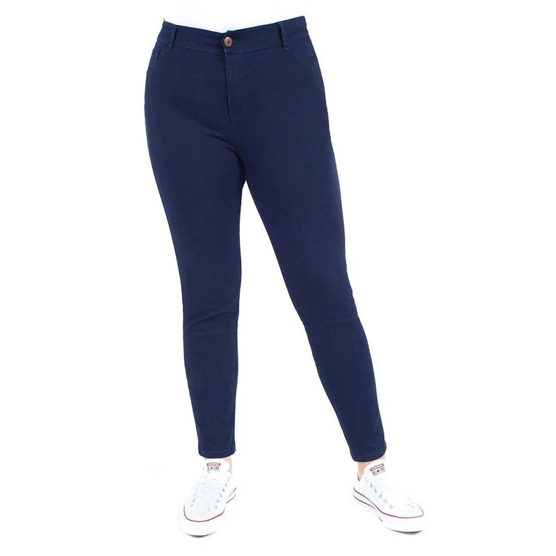 Pantalón De Mezclilla Para Dama Case Authentic Azul Medio 31677 - La Marina