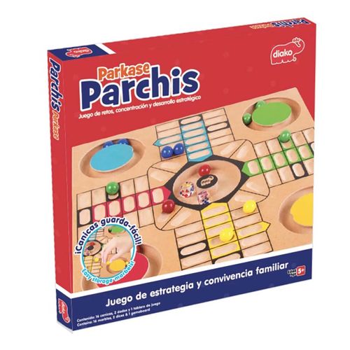 Juego De Mesa Diako Parchís Parkase