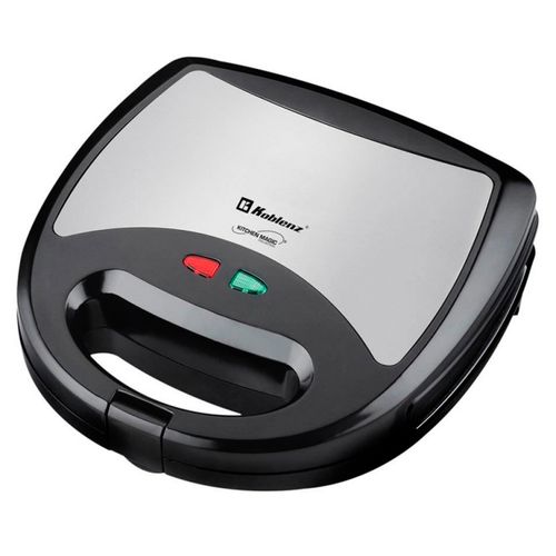 Sandwichera Koblenz negro - acero inoxidable skm-900 ni