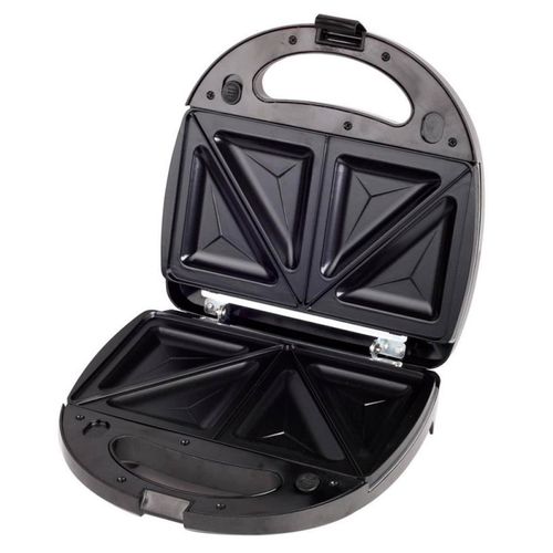 Sandwichera Koblenz negro - acero inoxidable skm-900 ni