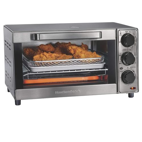 Horno Eléctrico Hamilton Beach Tostador y Freidor Silver 31403