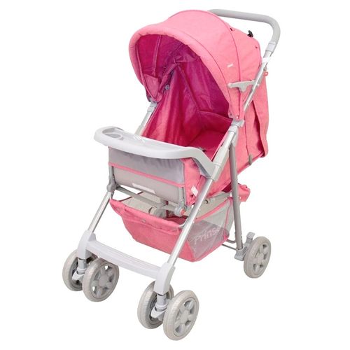 Carriola Con Porta Bebé Prinsel Sevilla LX Rosa 5016