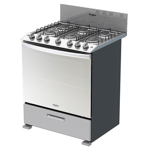 Estufa de piso Whirlpool 30p gris wfr3200d