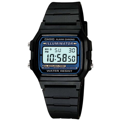 Reloj juvenil para caballero Casio negro f-105w-1aq
