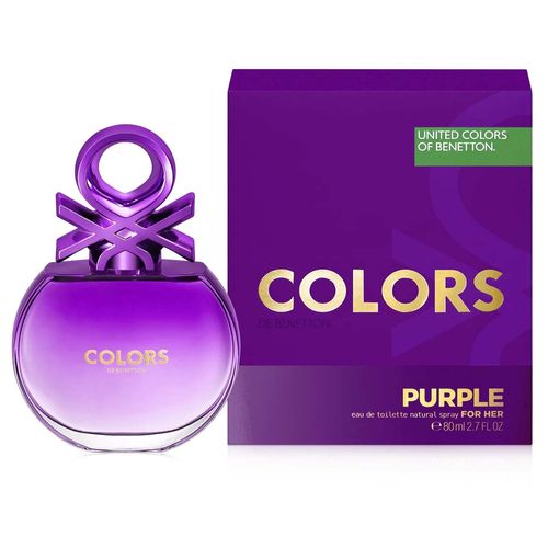Perfume para dama Benetton colors purple edt 80ml 65148251