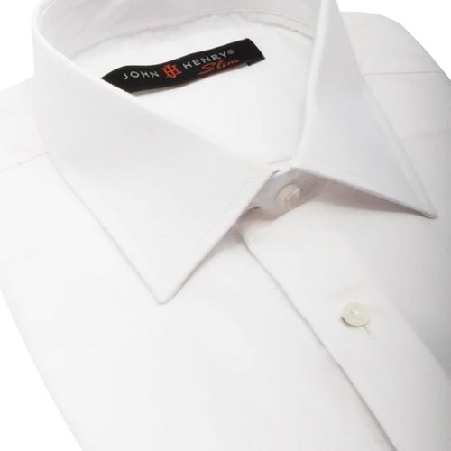 Camisa De Vestir Para Caballero John Henry Blanco JV13B0001
