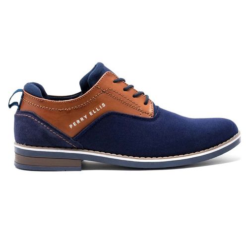 Zapato casual Perry Ellis marino para caballero 7256