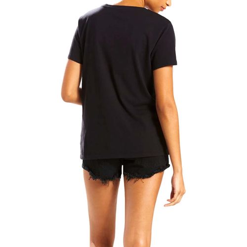 Playera Casual Para Dama Levis Negro 17369-0466