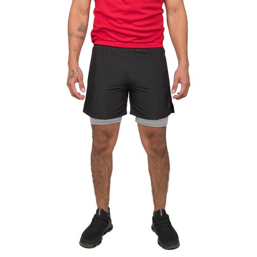 Short Deportivo Para Caballero Hexagon Negro 8865