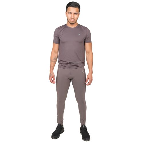 Malla de licra para caballero Hexagon gris 1004-a