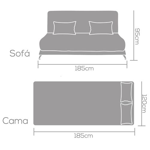 Sofá cama GM Salas breska