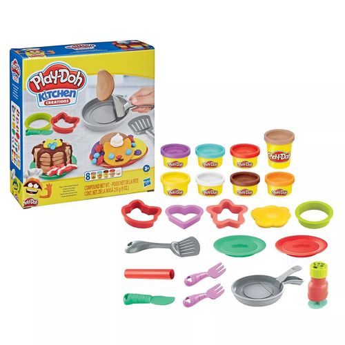 Juego play-doh flip n pancakes f1279