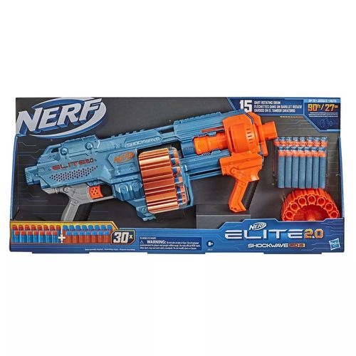 Pistola Nerf Elite 2.0 Shockwave RD-15 E9527