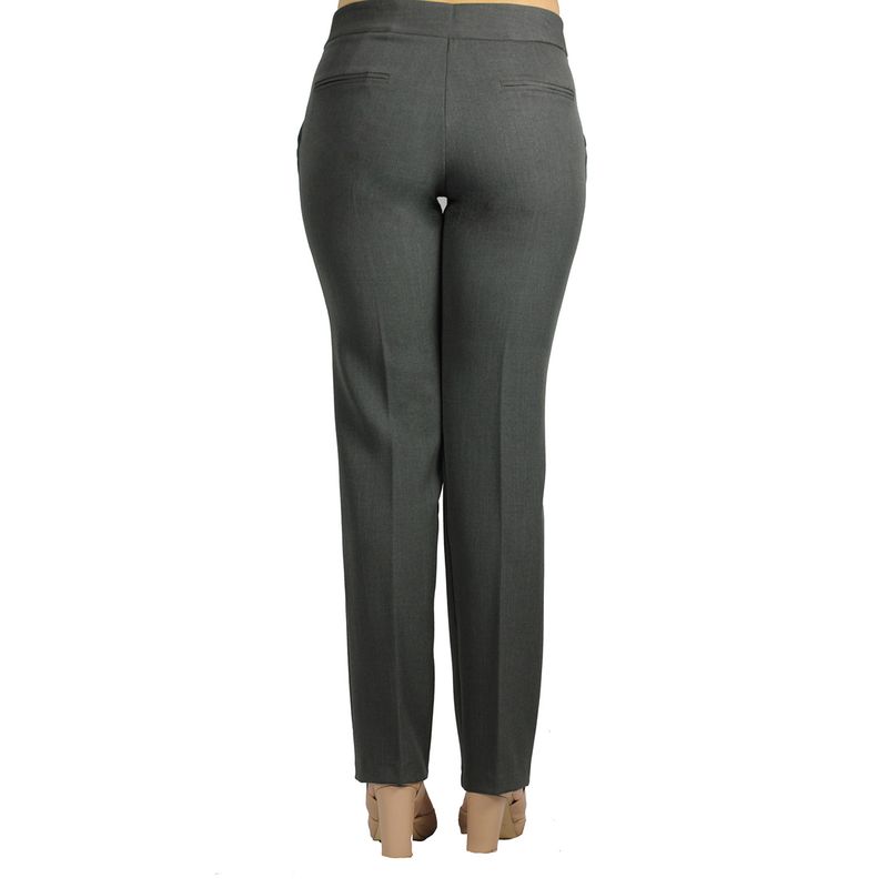 Pantalon De Vestir Para Dama Aide Collection Gris 31295