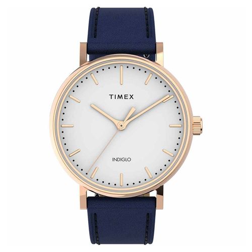 Reloj Para Dama Timex Azul Marino Tw2U95900