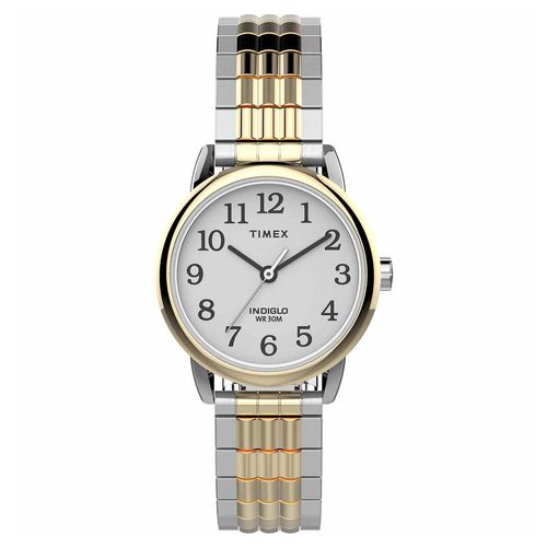 Reloj Para Dama Timex Oro Plata Tw2V05900
