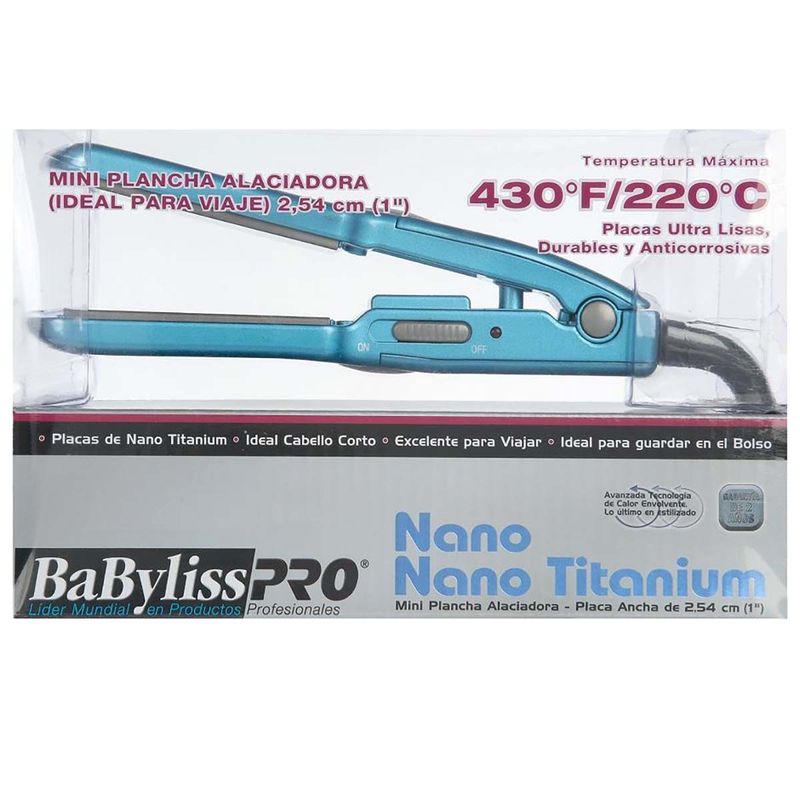 Mini alaciadora babyliss pro nano titanium hotsell