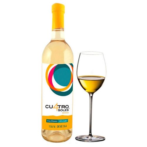 Vino Blanco 4 Soles Afrutado 750 ml