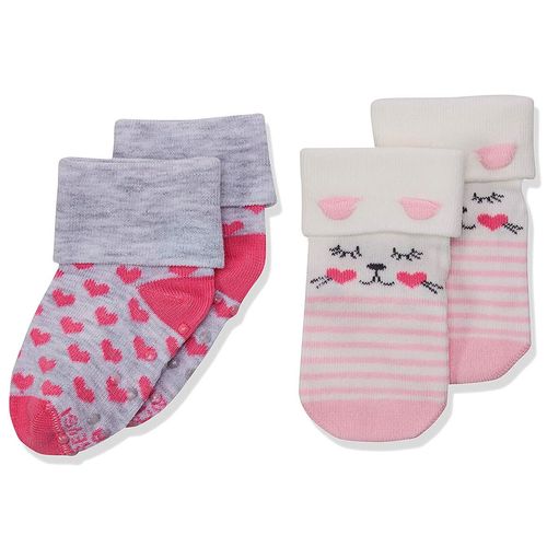 Set de calcetines para niña Baby Creysi rosa 207p2