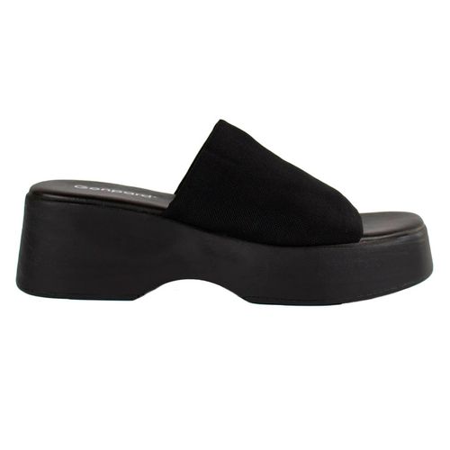 Sandalia Con Plataforma Para Dama Senties Negro 74-407