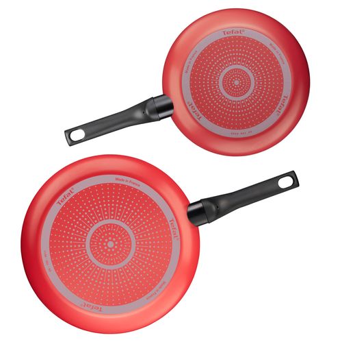 Juego De Sartenes T-Fal 24-30cm Easy Cook and Clean Rojo B5629082