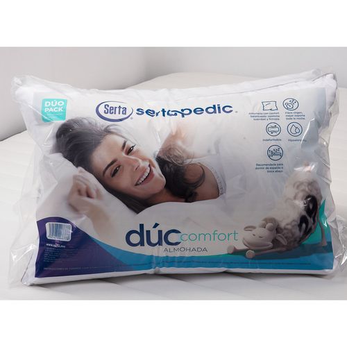 Almohada standard Serta blanco comfort duo