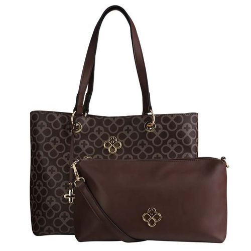 Bolsa casual para dama Jaime Ibiza bag in bag chocolate 3323-08bas