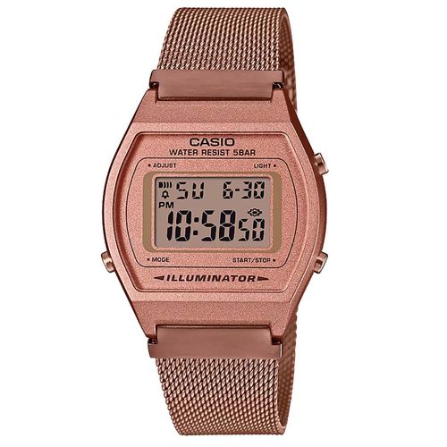 Reloj Juvenil Para Dama Casio Oro Rosado B640WMR-5AVT