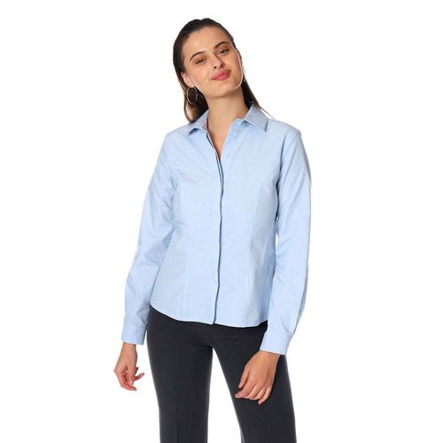 Blusa Camisera Para Dama Lo Fassi Azul 3570