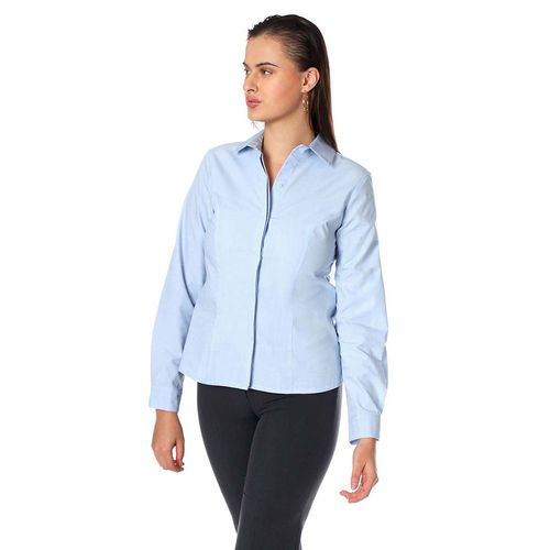 Blusa Camisera Para Dama Lo Fassi Azul 3570