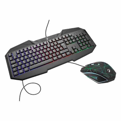 Kit Gamer Green Leaf Con Teclado, Mouse Y Audífonos Con Micrófono