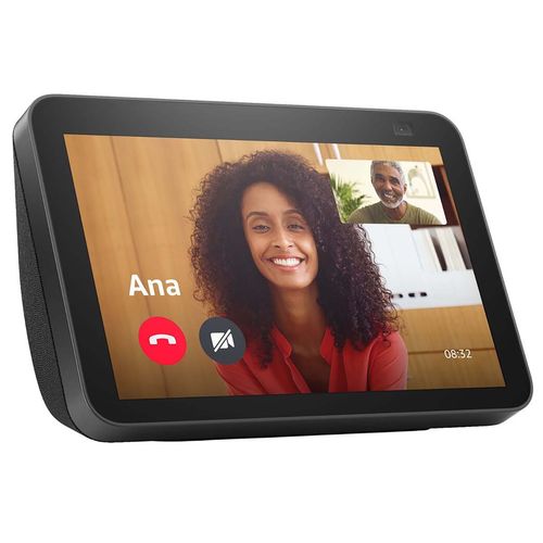 Asistente de voz Amazon echo show 8 2da generación negro b084dcjksl
