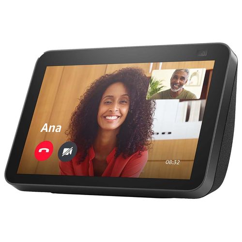 Asistente de voz Amazon echo show 8 2da generación negro b084dcjksl