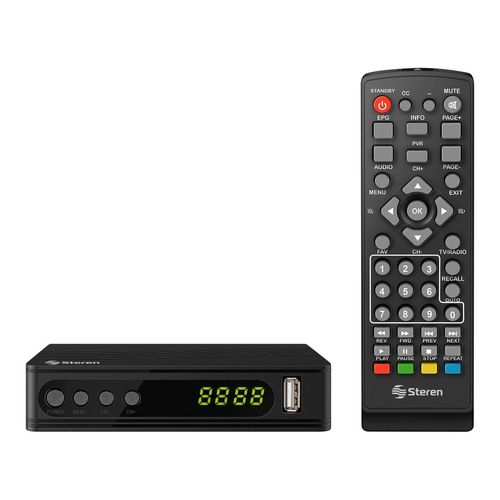 Decodificador Steren de tdt para canales hd