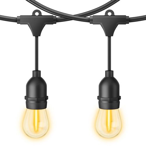 Serie led vintage Steren de 24 focos para exterior