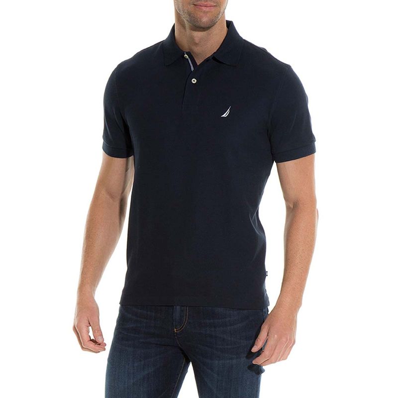 Playera Tipo Polo Para Caballero Nautica Azul K41050 4NV La Marina