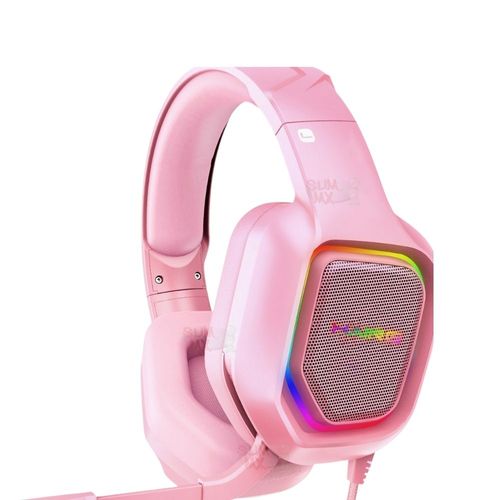 Diadema con micrófono Gadgets & Fun gamer rosa