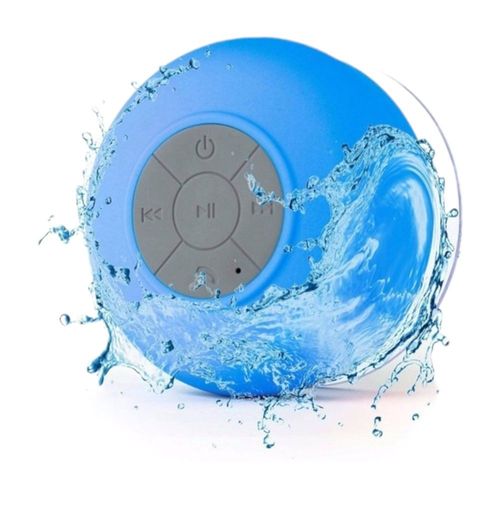 Bocina portátil Gadgets & Fun para ducha azul