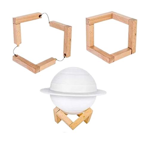Lámpara led con control remoto Gadgets & Fun saturno blanco