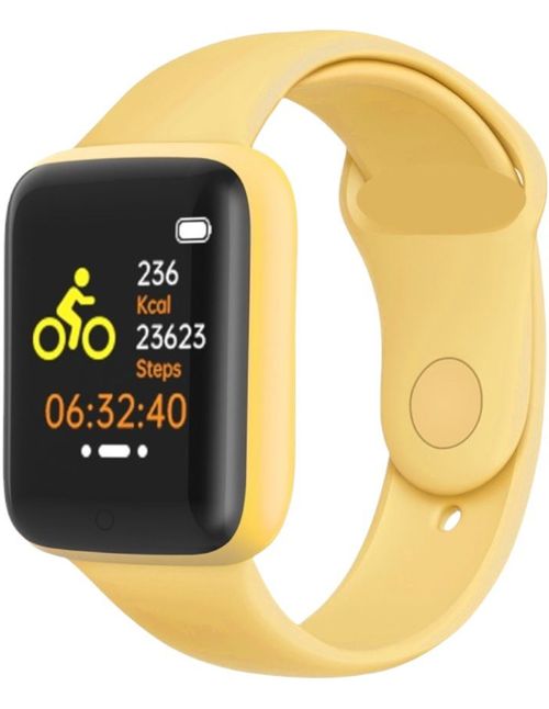 Kit reloj inteligente y audífonos bluetooth Gadgets & Fun amarillo