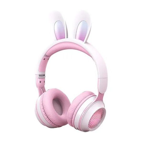 Audífonos Gamer Gadgets & Fun Conejo Blanco - Rosa