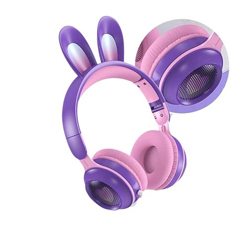Audífonos gamer Gadgets & Fun conejo morado