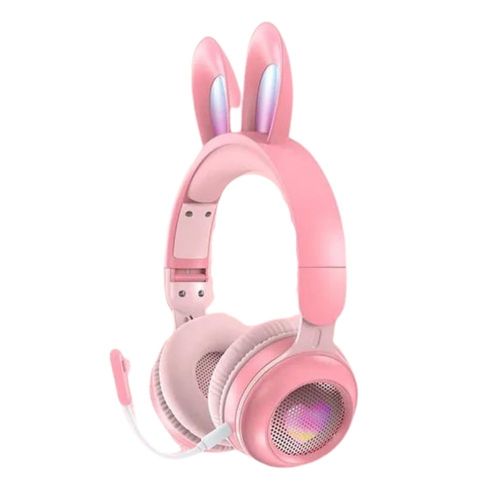 Audífonos gamer Gadgets & Fun conejo rosa