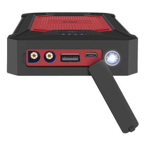 Arrancador para auto Steren compacto o suv power bank y linterna led