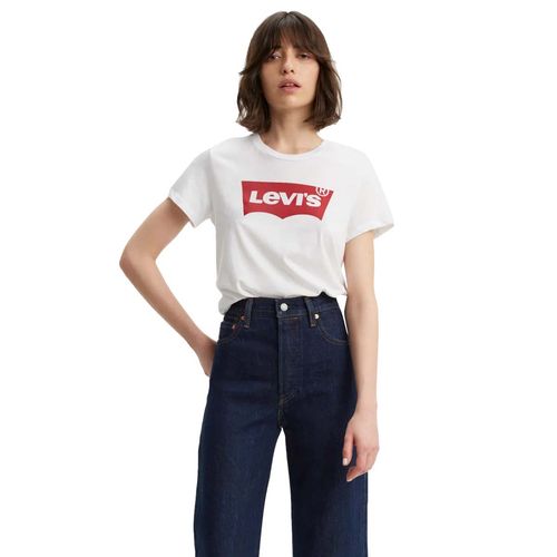 Playera Casual Dama Levis Blanco 17369-0468